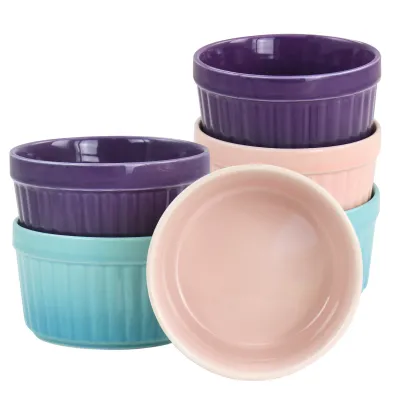 CROCK-POT 139396.01 - Crockpot Thornburg 12oz Round Stoneware Ramekin Set - 6 Piec