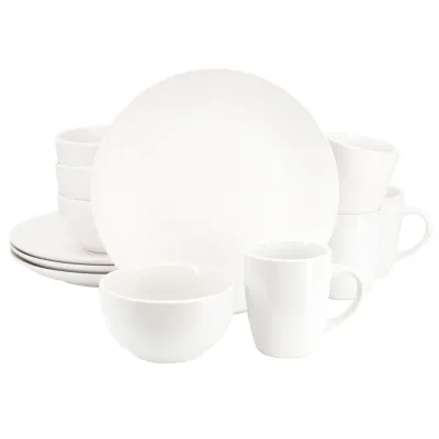Gibson 142565.12 - Home Everyday Plus 12 Piece Round Stoneware Dinnerware Set i