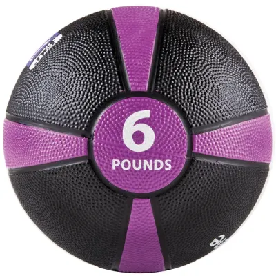 GOFIT(R) GOFGFMB6 - 6LB MEDICINE BALL PPL