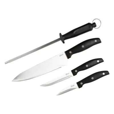 OSTER 75679.04 - Oster Granger 4-Piece Stainless Steel Cutlery Set - Black