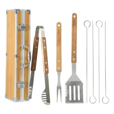 Gibson 143831.08 - Gibson Home Barbecue Pro 8 Piece Stainless Steel Barbecue To