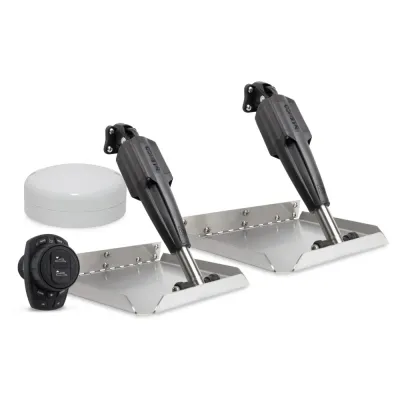 LENCO 15186-107 - Lenco 12 x 12 Edge Mount Trim Tab Kit with Pro Control