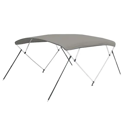 Covercraft A5481UB-10 - Carver Bimini Top 4 Bow 5481U - Cadet Grey Acrylic