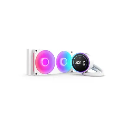 NZXT RL-KR24E-W2 - NZXT Kraken Elite RGB 240MM AIO Liquid Cooler - White