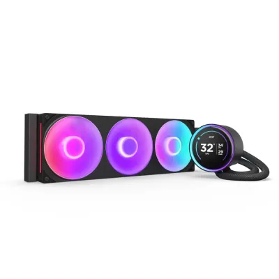 NZXT RL-KR36E-B2 - NZXT KRAKEN ELITE 360 RGB Liquid Cooler - Black