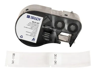BRADY M4-51-427 - High-Quality Ribbon Labels for BMP41 and BMP51 Printers