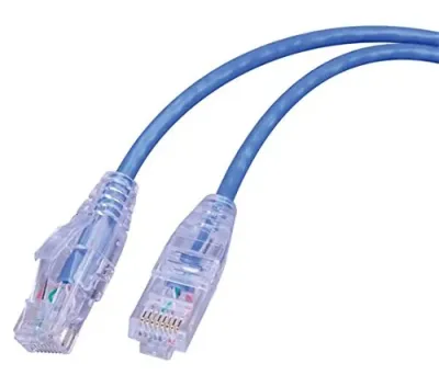 Vanco International 0002-1529 - Super Slim Cat6 Ethernet Cable 5ft in Blue Color