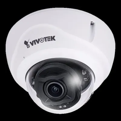 VIVOTEK FD9387-FR-V2 - 5MP Outdoor Dome Camera with IR and Facial Recognition