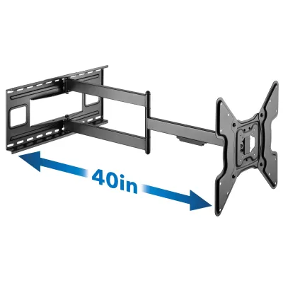 MountIt MI-393 - Heavy-Duty Full Motion TV Wall Mount 40-Inch Extension