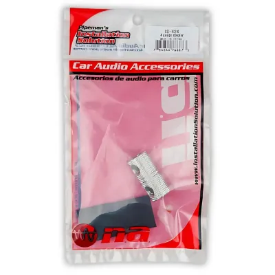 Audiopipe IS424 - 4 Gauge Nickel Plated Coupler with Set Screw