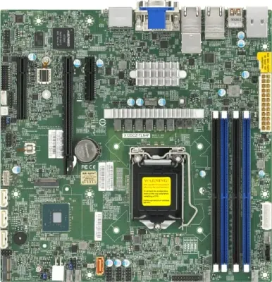 Supermicro MBD-X12SCZ-TLN4F-B - X12SCZ-TLN4F,MICRO ATX,COMET LAKE PCH W480,LGA1200,1 PCI