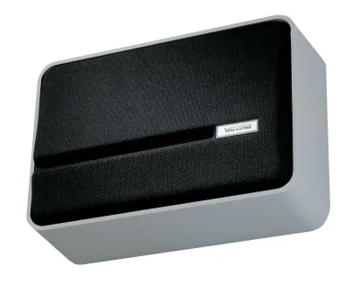 VALCOM V-1042-GY - Gray Slimline One-Way Self-Amplified Wall Speakers
