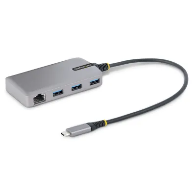 STARTECH 5G3AGBB-USB-C-HUB - PORTABLE BUS-POWERED USB-C EXPANSION HUBGB ETHERNET ADAPTER 