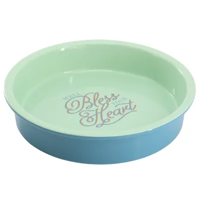Wanda June Home 135011.01R - Miranda Lambert 9 Inch Round Teal Stoneware Pie Pan
