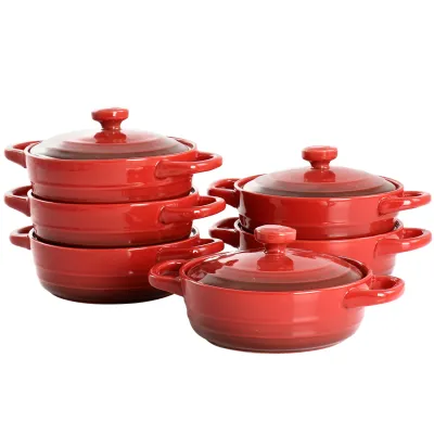 CROCK-POT 138984.02 - Crockpot Appleton 6 Piece 10 Ounce Stoneware Mini Casserole 