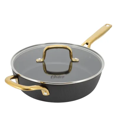 OSTER 143704.02 - Oster 4-Quart Nonstick Aluminum Saut Pan with Lid