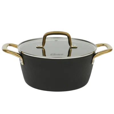 OSTER 143706.02 - Oster 7-Quart Nonstick Aluminum Dutch Oven with Glass Lid