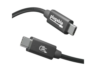 Plugable Technologies USB4-240W-1M - USB4 240W Charging Cable - 1M with 8K Support