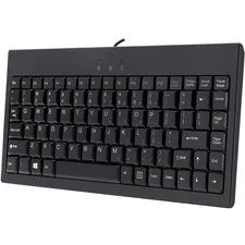 Adesso ADE AKB110B - Adesso Mini Keyboard (Black) - Cable Connectivity - USB Inte