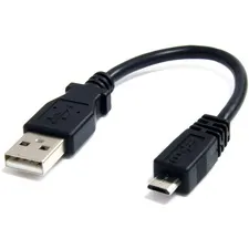 STARTECH STC UUSBHAUB6IN - StarTech.com 6in Micro USB Cable - A to Micro B - 6 USBUSB M
