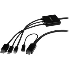 STARTECH STC CMDPHD2HD - StarTech.com 2m USB-C, HDMI or mDP to HDMI Converter Cable -