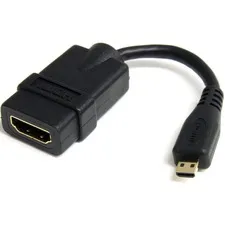 STARTECH STC HDADFM5IN - StarTech.com 5in High Speed HDMI Adapter Cable - HDMI to HDM