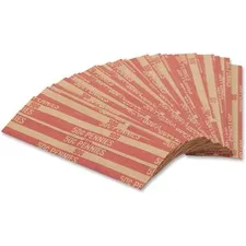 PAPR PRODUCTS PQP 30001 - PAP-R Flat Coin Wrappers - Total $0.50 in 50 Coins of 1r Den