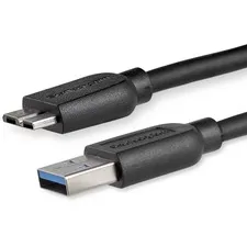STARTECH STC USB3AUB2MS - StarTech.com 2m (6ft) Slim SuperSpeed USB 3.0 A to Micro B C