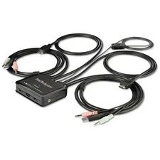STARTECH STC SV211HDUA4K - StarTech.com 2-Port HDMI KVM Switch with Built-In Cables - U