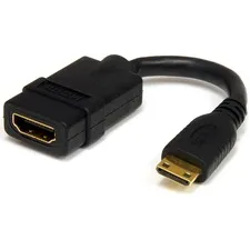 STARTECH STC HDACFM5IN - StarTech.com 5in High Speed HDMI Adapter Cable - HDMI to HDM