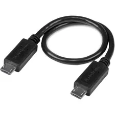STARTECH STC UUUSBOTG8IN - StarTech.com 8in USB OTG Cable - Micro USB to Micro USB - MM