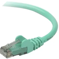 Belkin BLK A3L98014GRN - Belkin CAT6 Ethernet Patch Cable, RJ45, MM - 14 ft Category 
