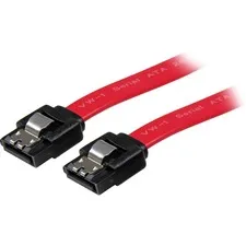 STARTECH STC LSATA18 - StarTech.com Latching SATA Cable - 1.50 ft SATA Data Transfe
