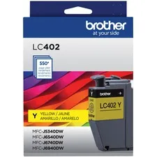 Brother BRT LC402YS - Brother LC402YS Inkjet Ink Cartridge - Yellow - 1 Each - 550