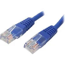 STARTECH STC M45PATCH2BL - StarTech.com 2 ft Blue Molded Cat5e UTP Patch Cable - 2 ft C