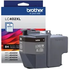 Brother BRT LC402XLBKS - Brother LC402XLBKS High Yield Inkjet Ink Cartridge - Black -