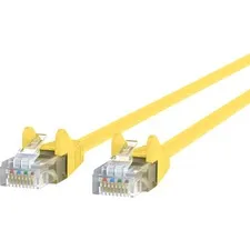 Belkin BLK A3L98012YLWS - Belkin RJ45 Category 6 Snagless Patch Cable - 12 ft Category