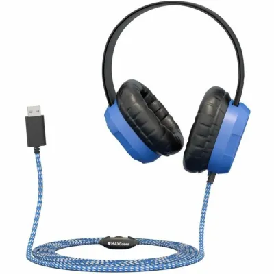 MAX CASES MCHPXUSBC - EXTREME HEADPHONE WBRAIDED CABLE, INLINE VOLUME CONTROL AND 