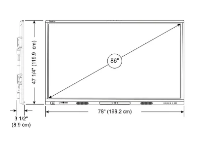SMART EDUCATION MX286-V5 - SMART EDUCATION MX086-V5 DISPLAY IQ - Interactive Display