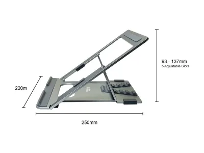 Amer Mounts AMRNS01DG - FOLDABLE LAPTOPTABLET DESKTOP STAND