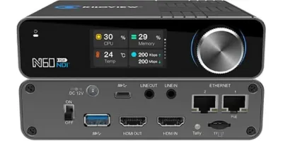 Kiloview N60 - 4Kp60 HDMIUSB to NDI EncoderDecoder with LCD Panel
