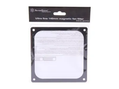 SILVERSTON SST-FF143B (BLACK - 1 PACK) - SilverStone FF143 Fan Filter - 140mm