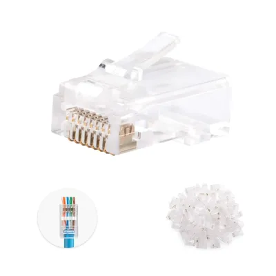 CABLE MATTERS 180097X100 - 100-PACK CAT 6 RJ45 PASS-THROUGH MODULAR PLUGS