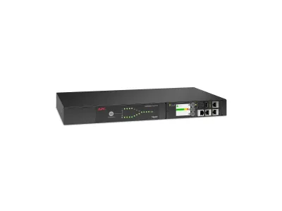 APC - Schneider Electric AP4430A - RACK ATS, 200-208V, 20A, L6-20 IN, (8) C13 (1) C19 OUT