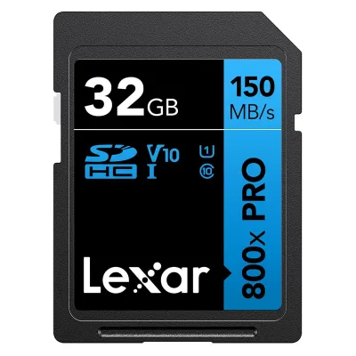 Lexar LSD0800P128G-BNNNU - Lexar High-Performance SDXC Memory Card, 800x PRO, 128GB, Cl
