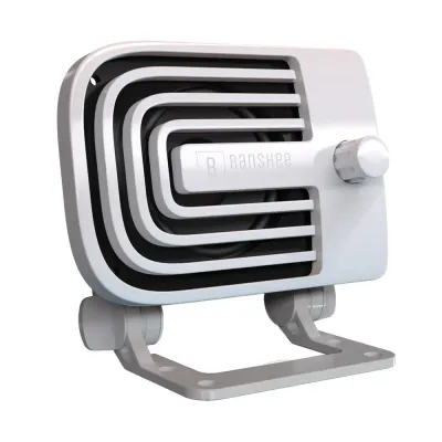 Albin Pump Marine BAR-VA-1W - Banshee Marine VHF Speaker - Active External - White
