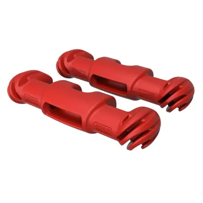 The Snubber S51206 - Red Snubber Fenders - Quick Adjusting Pair