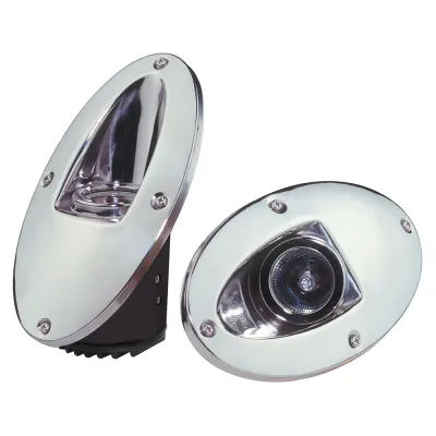 Innovative Technology 580-0200-7 B1 - Chrome LED Docking and Hull Lights - Pair
