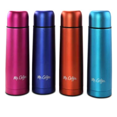 MR COFFEE 116833.01 - Mr. Coffee Luster Javelin 4-Piece Insulated Bottle Set