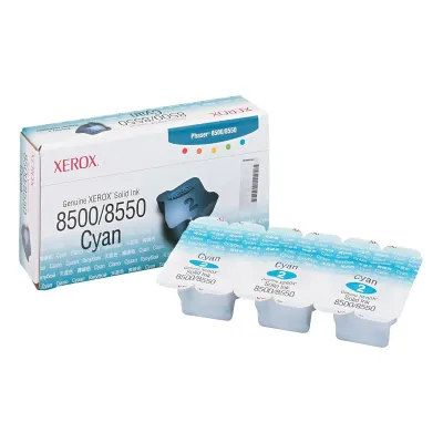 XEROX XER108R00669 - Xerox Cyan Solid Ink (3 SticksBox) (Total Box Yield 3000)